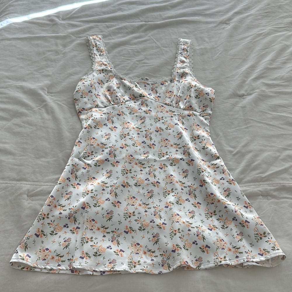 Floral Silky Dress